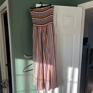 Altar'd State Colorful Striped Jumpsuit
